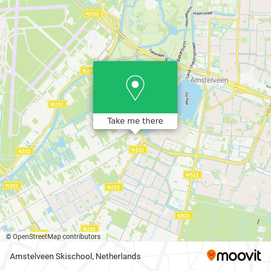 Amstelveen Skischool map