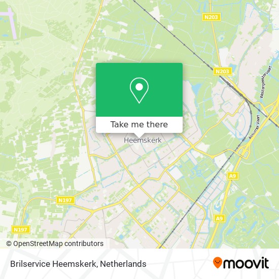 Brilservice Heemskerk map