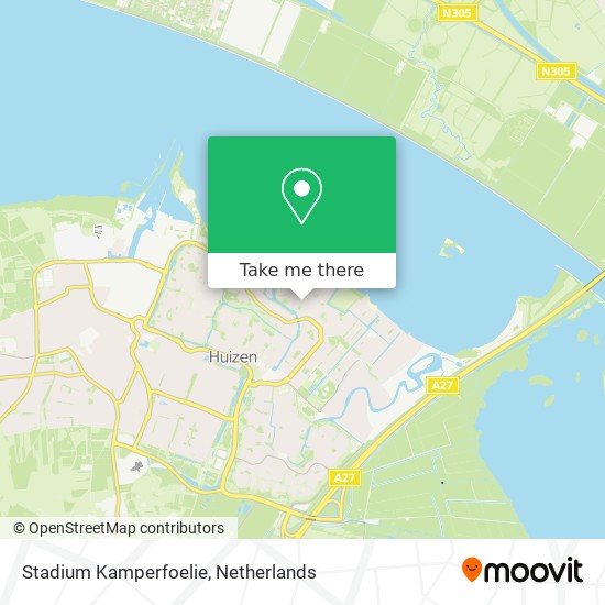 Stadium Kamperfoelie map