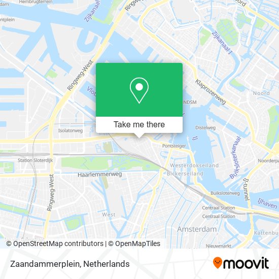 Zaandammerplein Karte
