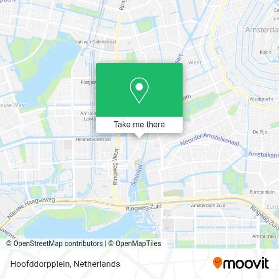 Hoofddorpplein map