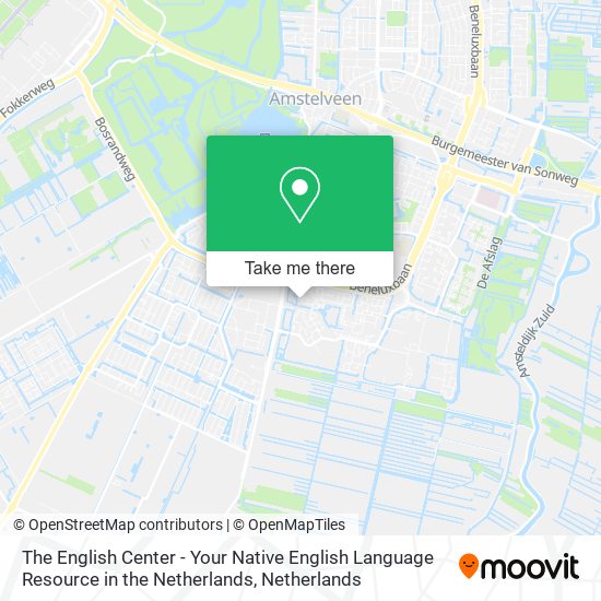 The English Center - Your Native English Language Resource in the Netherlands Karte