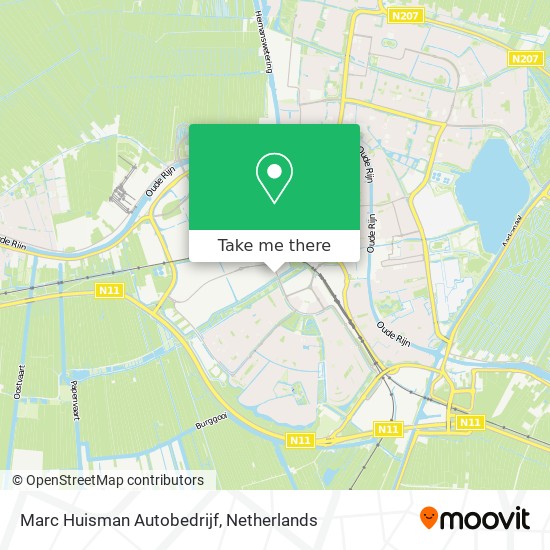 Marc Huisman Autobedrijf map