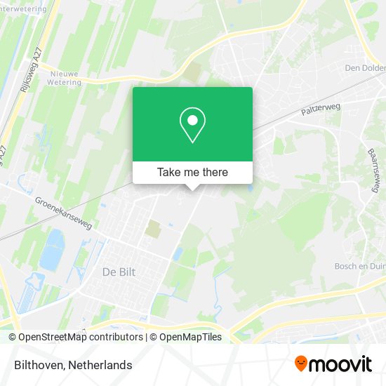 Bilthoven map