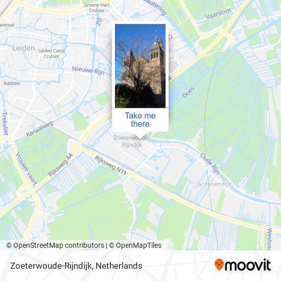 Zoeterwoude-Rijndijk map