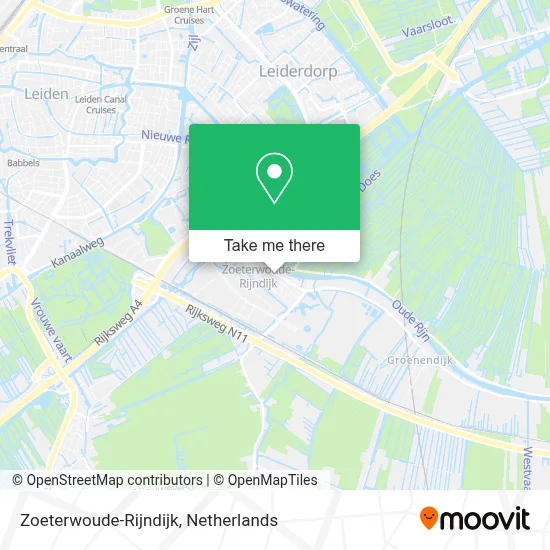 Zoeterwoude-Rijndijk map