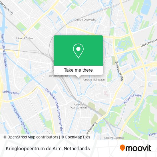 Kringloopcentrum de Arm map