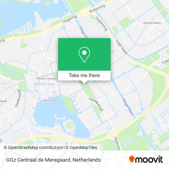 GGz Centraal de Meregaard Karte