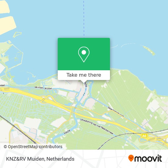 KNZ&RV Muiden map