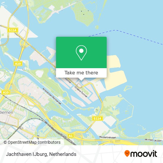 Jachthaven IJburg map