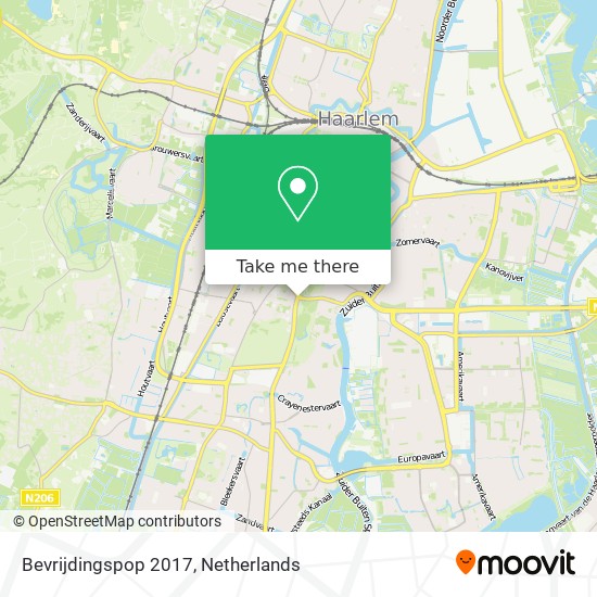 Bevrijdingspop 2017 map