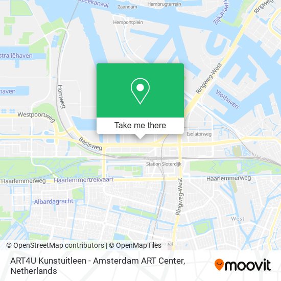 ART4U Kunstuitleen - Amsterdam ART Center map