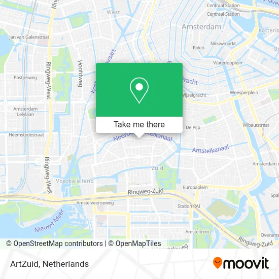 ArtZuid map