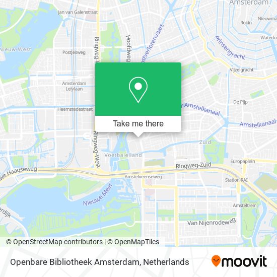 Openbare Bibliotheek Amsterdam map