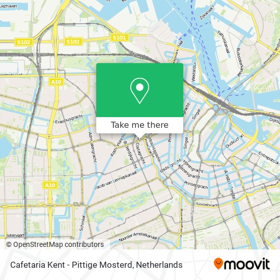 Cafetaria Kent - Pittige Mosterd map