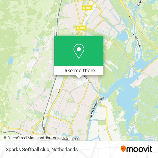 Sparks Softball club map