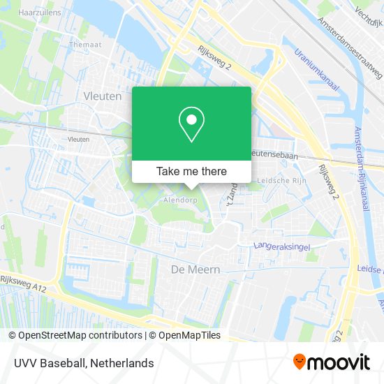 UVV Baseball map