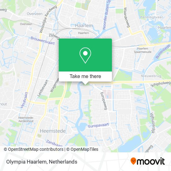 Olympia Haarlem map