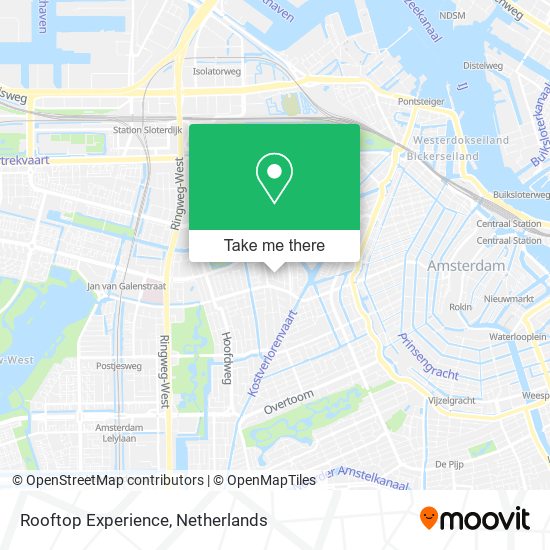 Rooftop Experience map