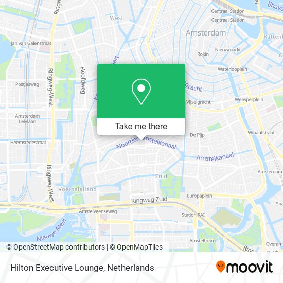 Hilton Executive Lounge map