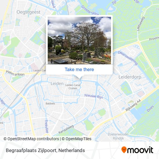 Begraafplaats Zijlpoort map