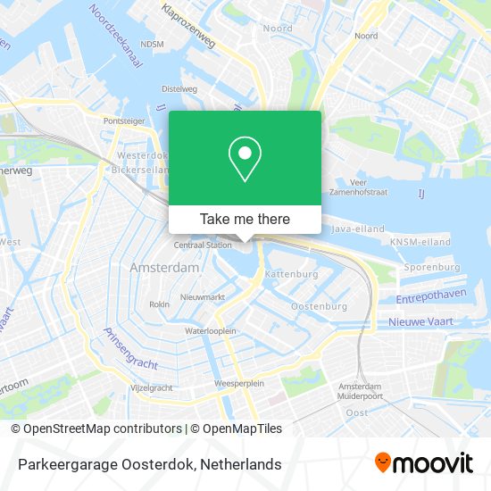 Parkeergarage Oosterdok map