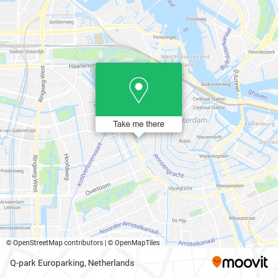 Q-park Europarking map