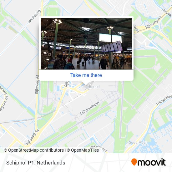 Schiphol P1 map