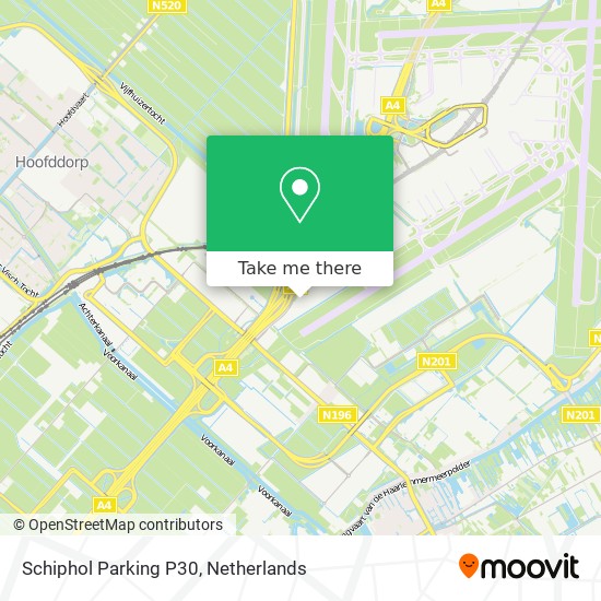 Schiphol Parking P30 Karte