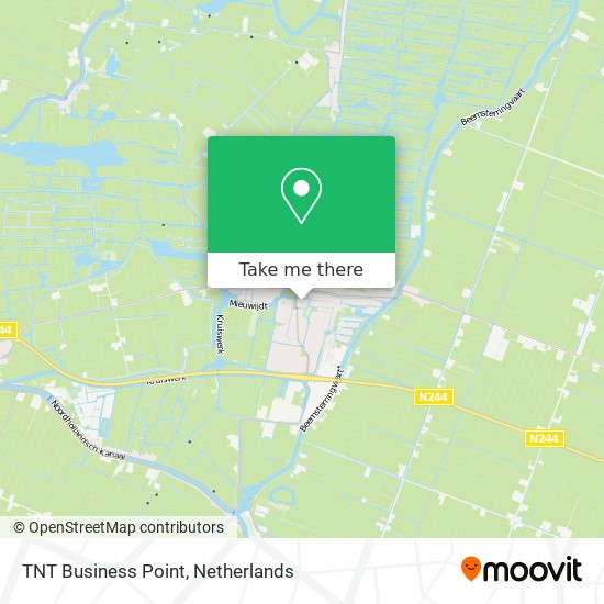 TNT Business Point map