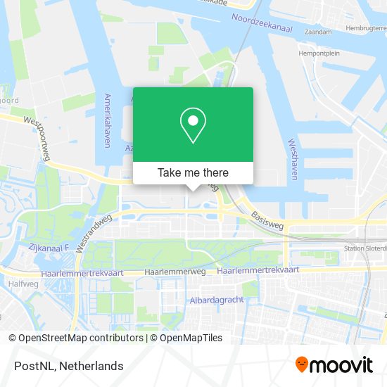 PostNL map