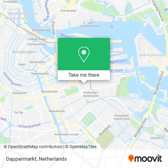 Dappermarkt map