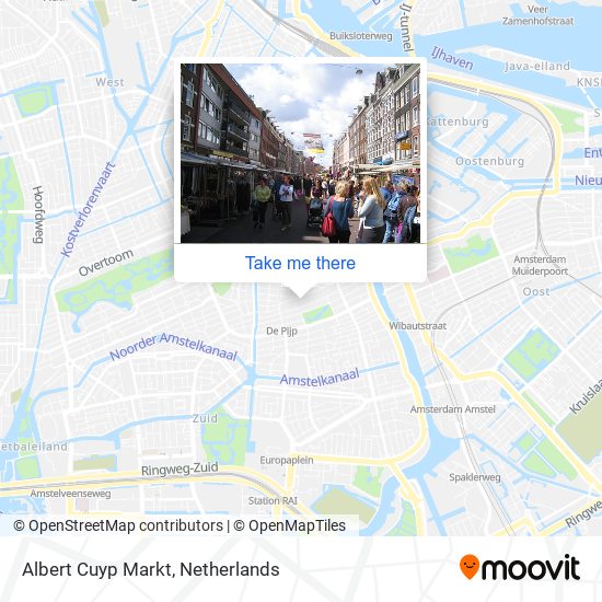 Albert Cuyp Markt map