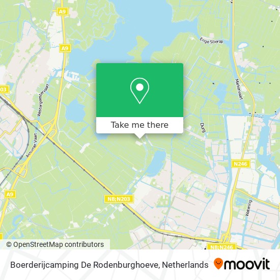 Boerderijcamping De Rodenburghoeve Karte