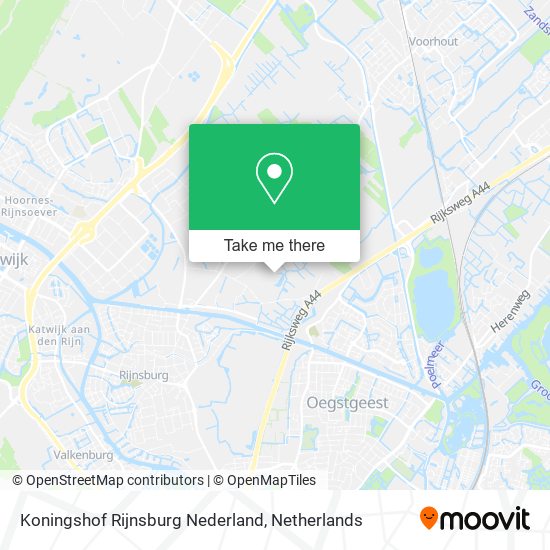 Koningshof Rijnsburg Nederland map