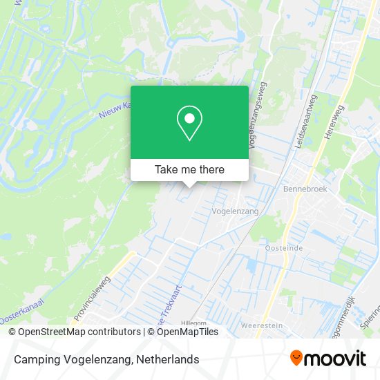 Camping Vogelenzang map