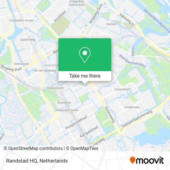 Randstad HQ map
