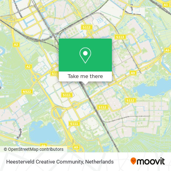 Heesterveld Creative Community map