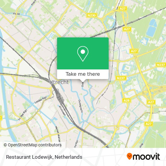 Restaurant Lodewijk map
