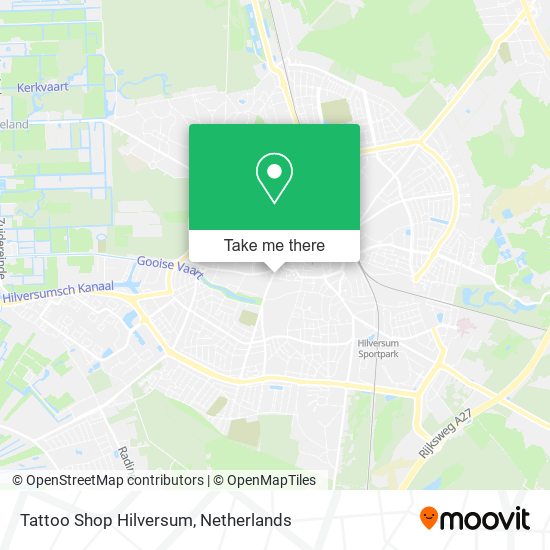 Tattoo Shop Hilversum map