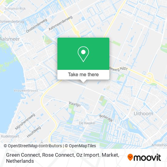 Green Connect, Rose Connect, Oz Import. Market map