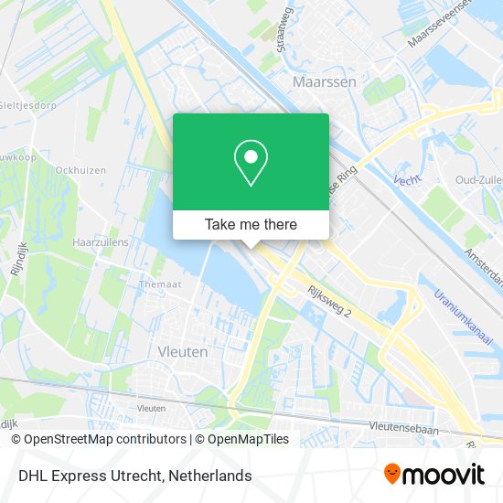 DHL Express Utrecht map