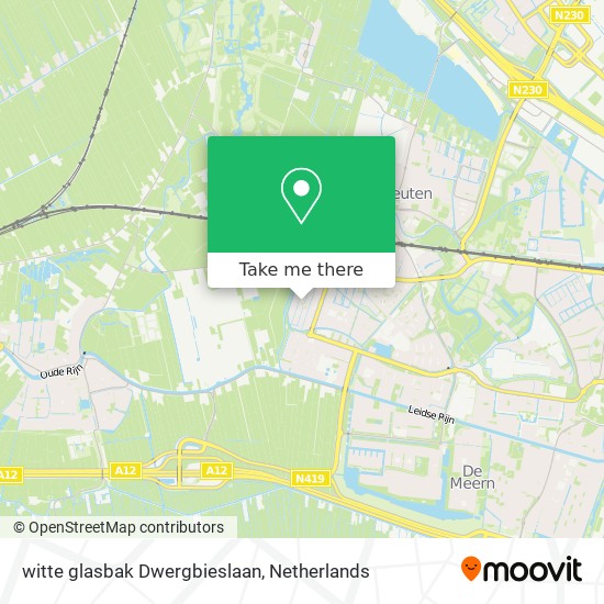 witte glasbak Dwergbieslaan map