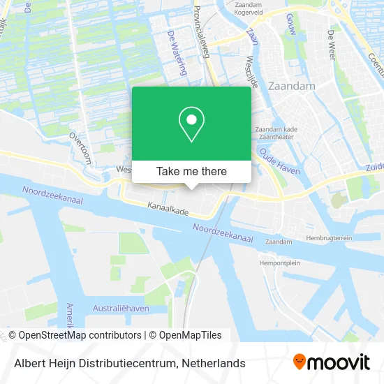 Albert Heijn Distributiecentrum map