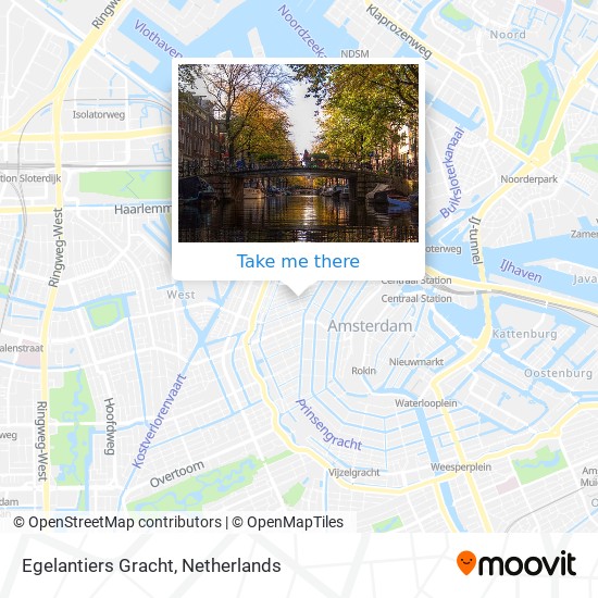 Egelantiers Gracht map