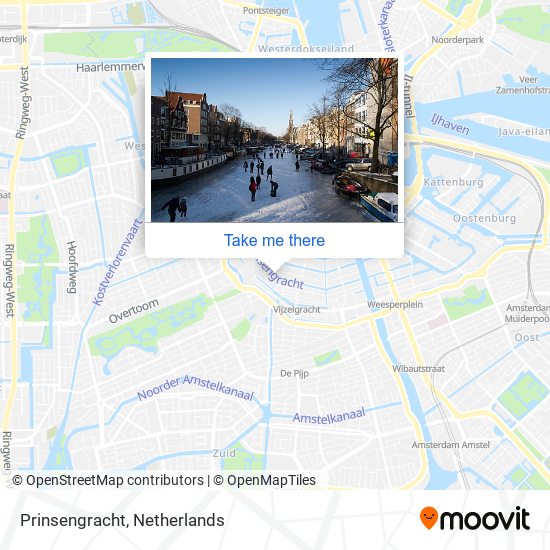 Prinsengracht map