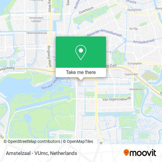 Amstelzaal - VUmc map