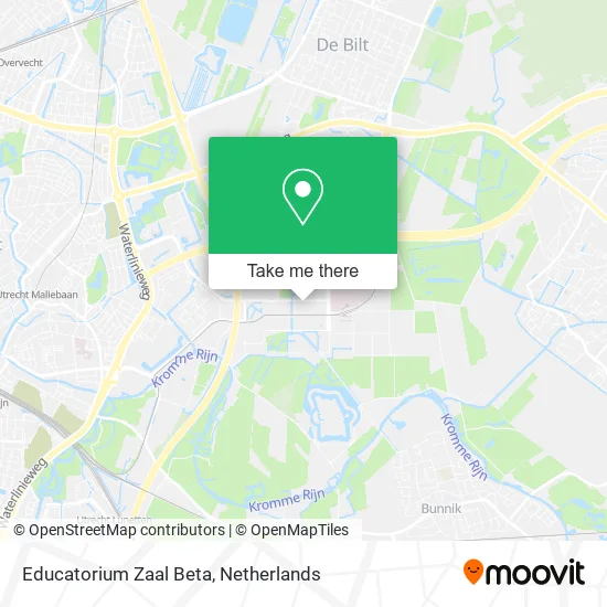 Educatorium Zaal Beta map