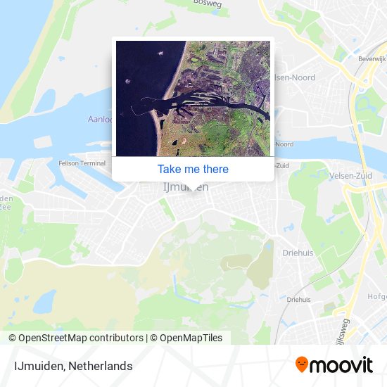 IJmuiden map