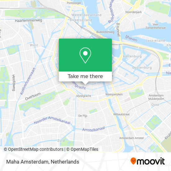 Maha Amsterdam map